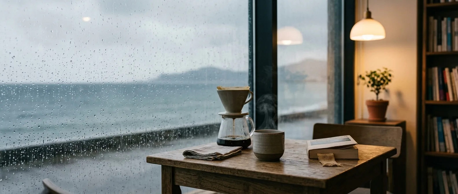 Rainy Day in Sokcho: Museum X, Pinodia & Hot Noodles