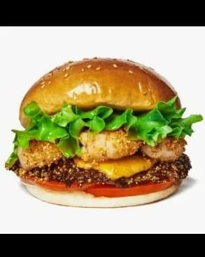 Garlic Shrimp Burger