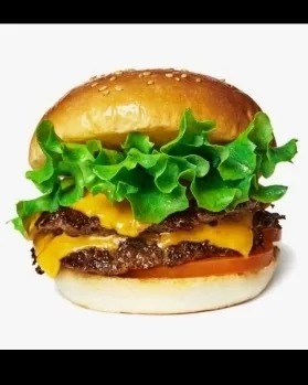 American Double Cheeseburger