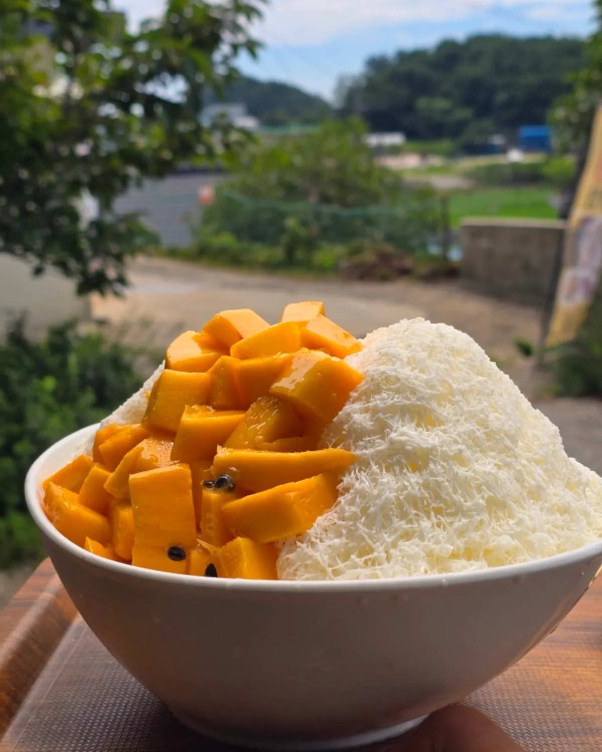 Fresh Apple Mango Bingsoo