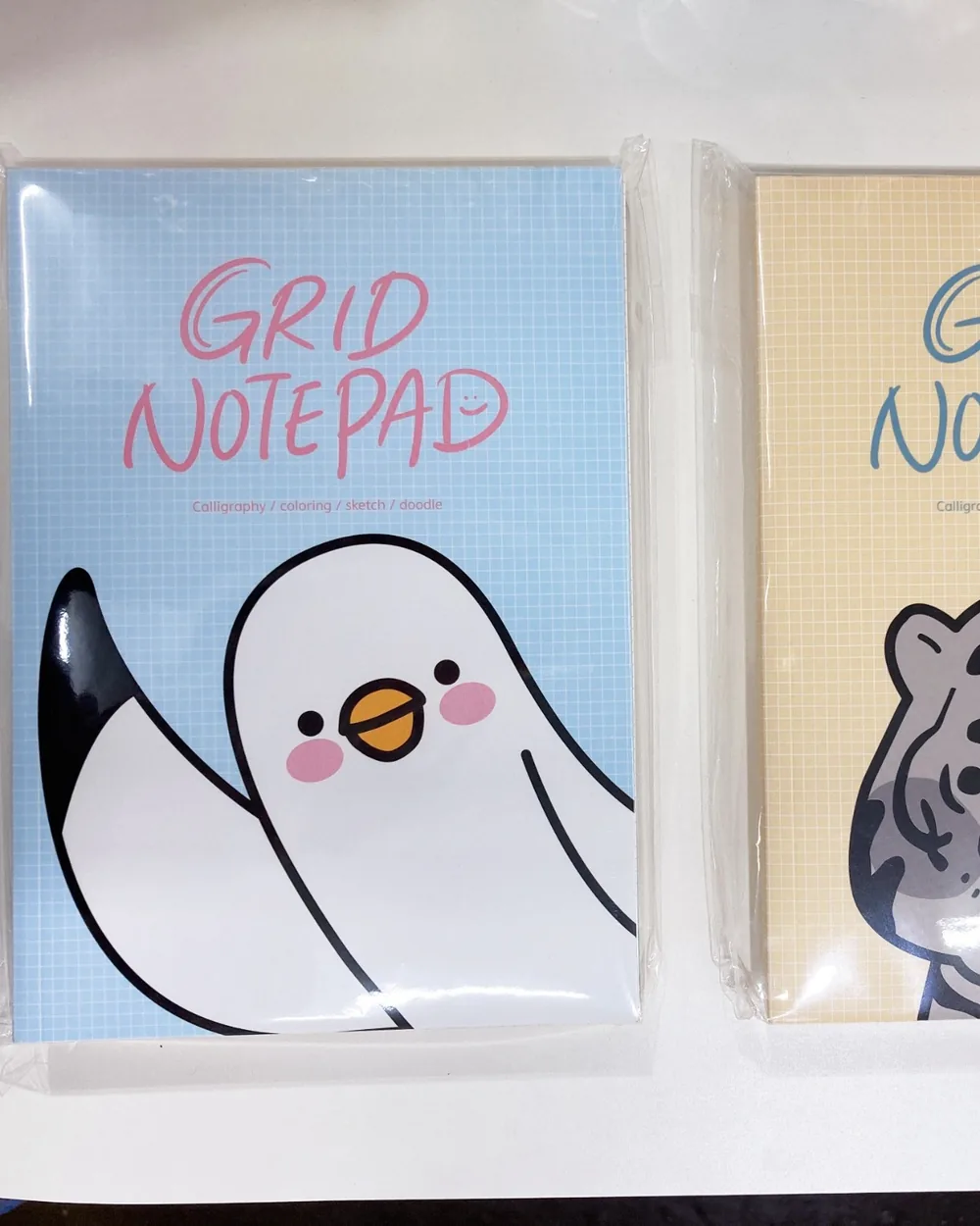 Blank or Grid Note Pad