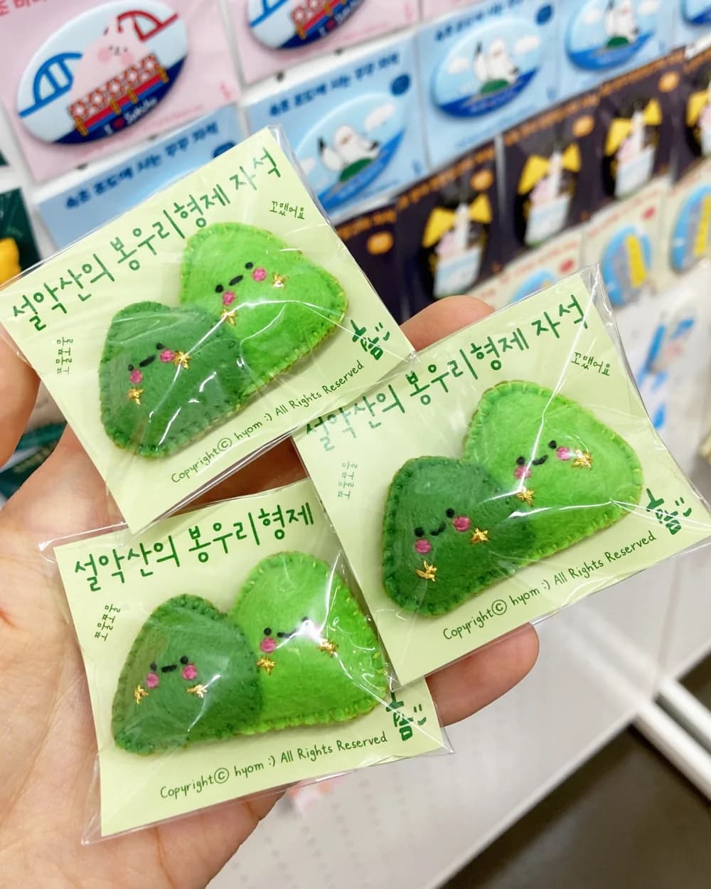Seoraksan Peak Brothers Magnet